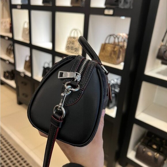 NWT!COACH MINI ROWAN CROSSBODY IN SIGNATURE DENIM(COACH CO963)fast shipping - Picture 3 of 9